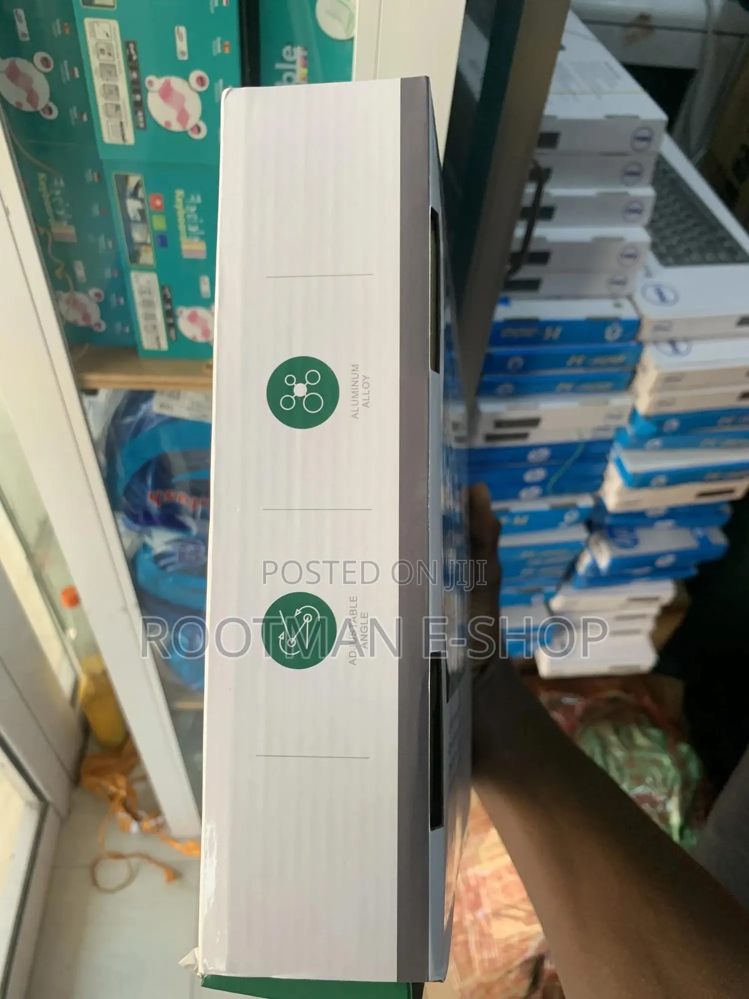 Laptop Stand With Electric Fan 2 in 1