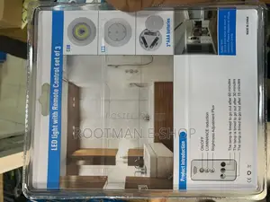 LED Light With Remote Control Set of 3