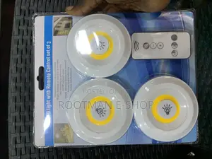 LED Light With Remote Control Set of 3
