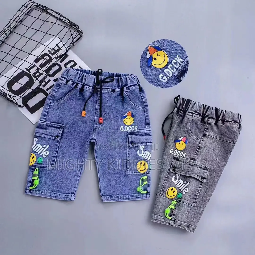 Baby Boy Cartoon Design Jeans. Age 6-7yrs