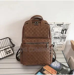 Quality Leather Laptop Travel Backpack School Bag