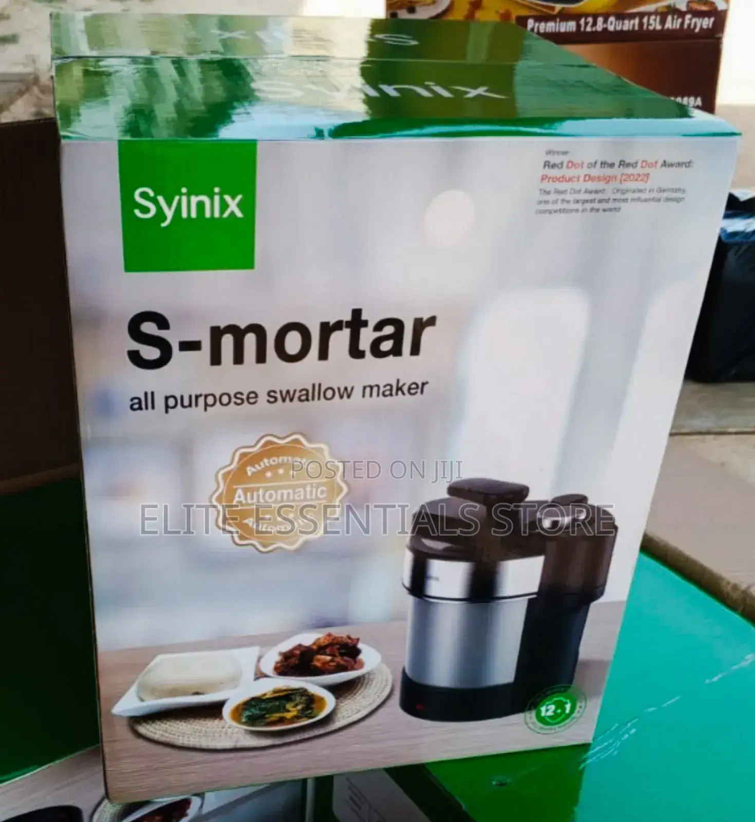 S-Mortar Swallow Maker for Banku, Rice-Ball, Fufu, Konkonte