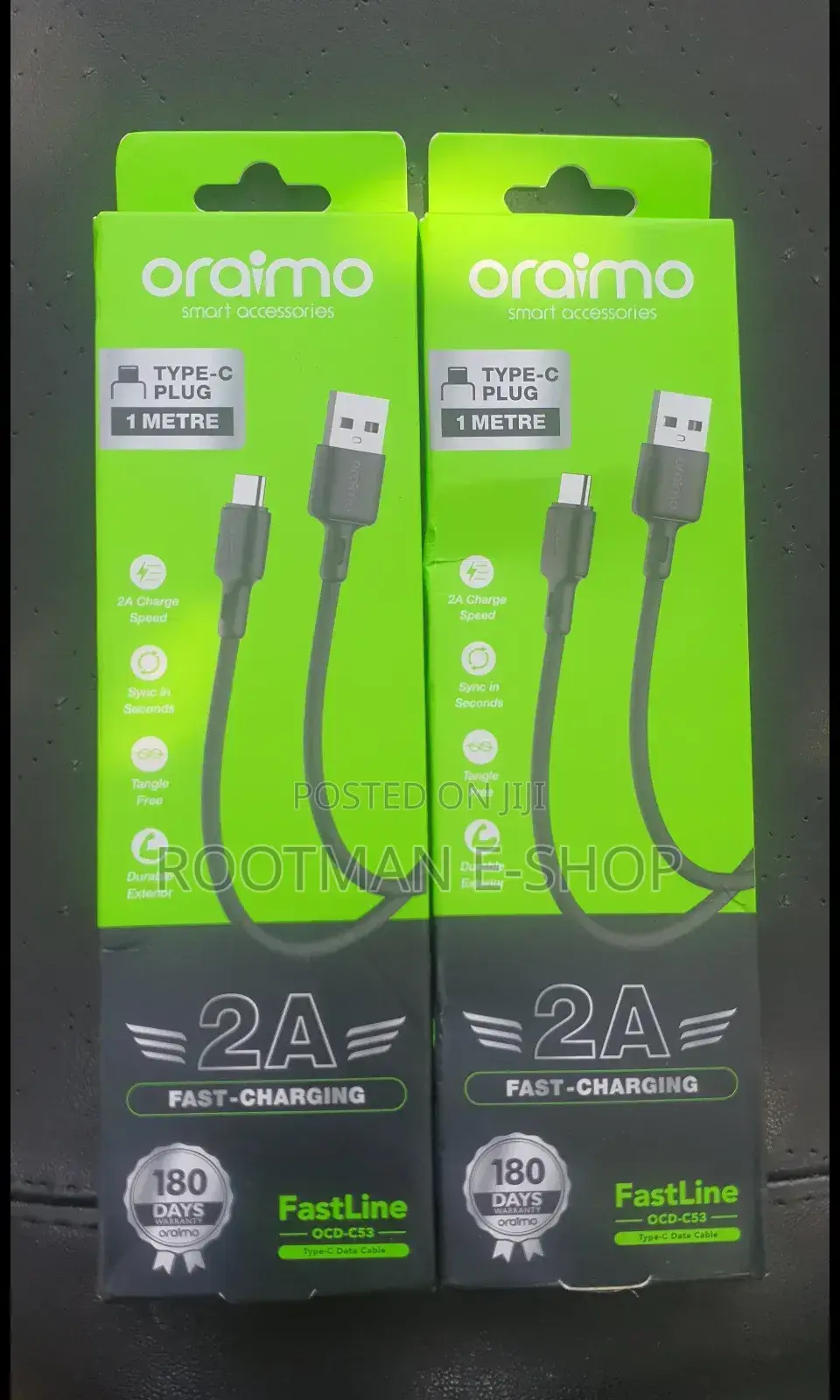 Oraimo Duraline 2 Type-C 1m 2A Cable