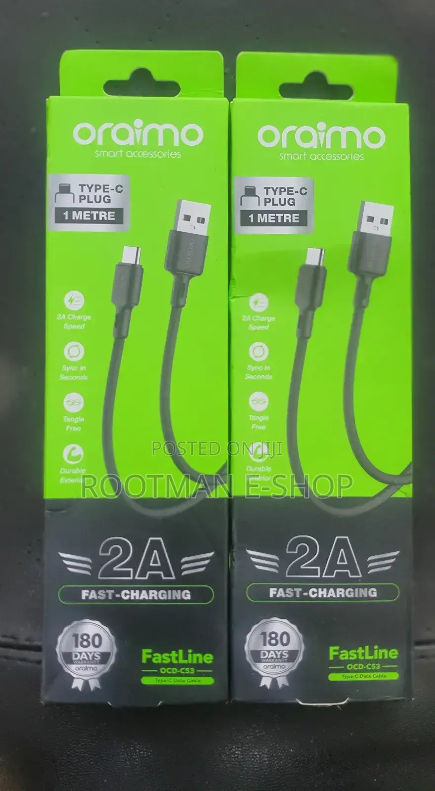 Oraimo Duraline 2 Type-C 1m 2A Cable