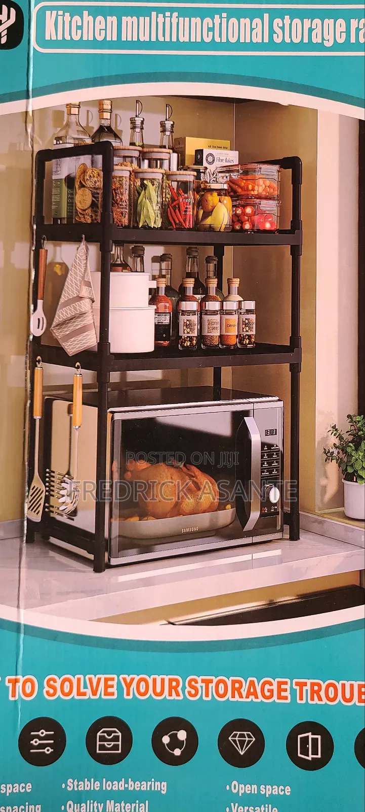 Kitchen Multifunctional Storage Rack