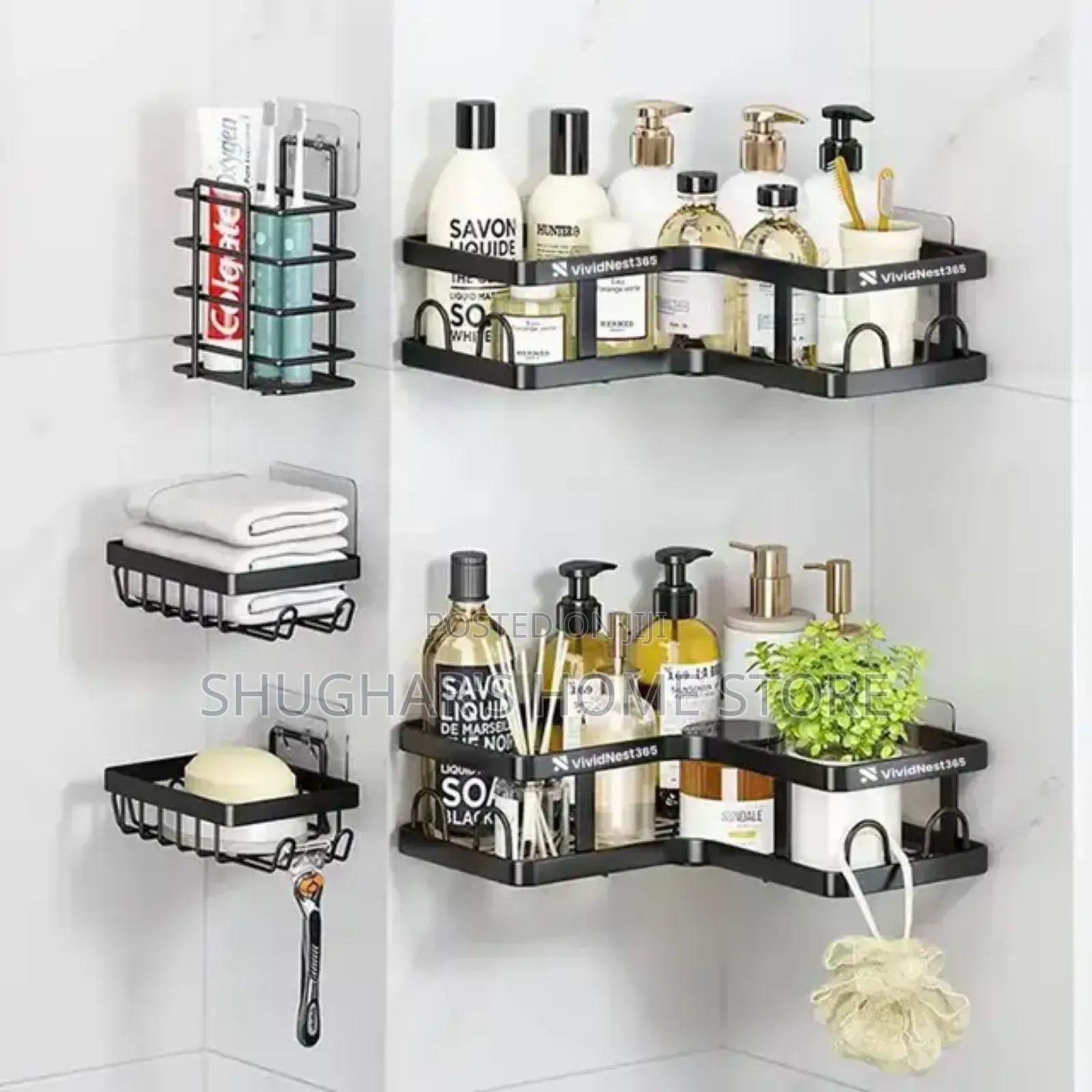 5cs Set Bathroom Caddy Organiser