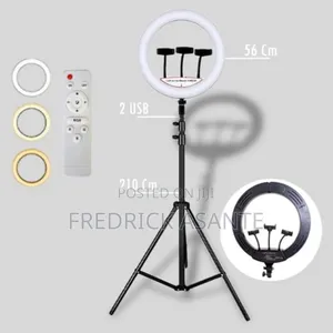 LJJ-22 56cm 22 Inch Ring Light With Tripod Stand