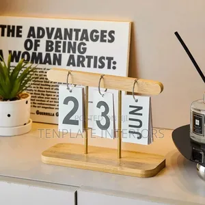 Wooden Flip Desk Calendar