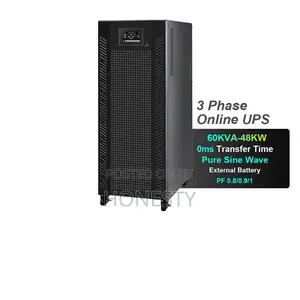 Cwups 60kva/48kw 3phase Ups Backup Power Supply for Medica