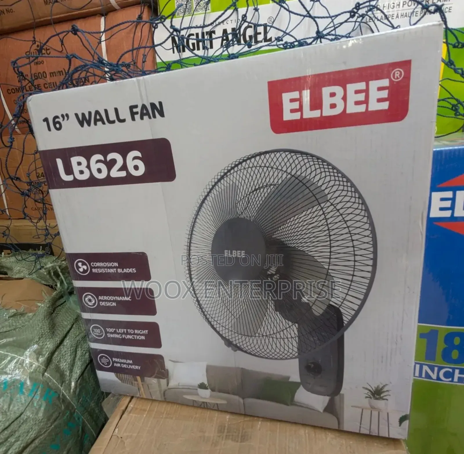 Elbee Wall Fan 16 Inches ( 2 In 1 )