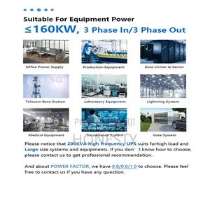 Cwups 120kva/96kw 3phase Ups Backup Power Supply for Medica