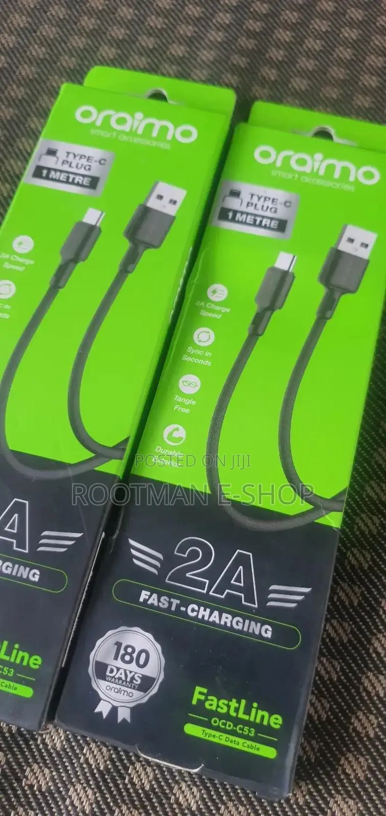 Original Oraimo Chargin Cable Type C