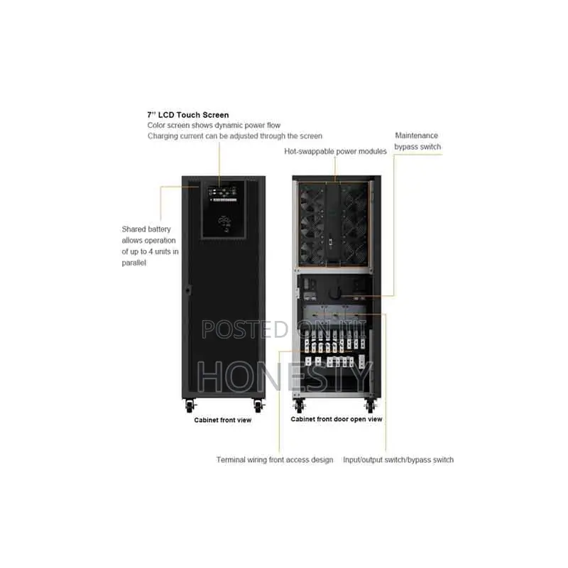 Cwups 200kva/160kw 3phase Ups Backup Power Supply for Medica