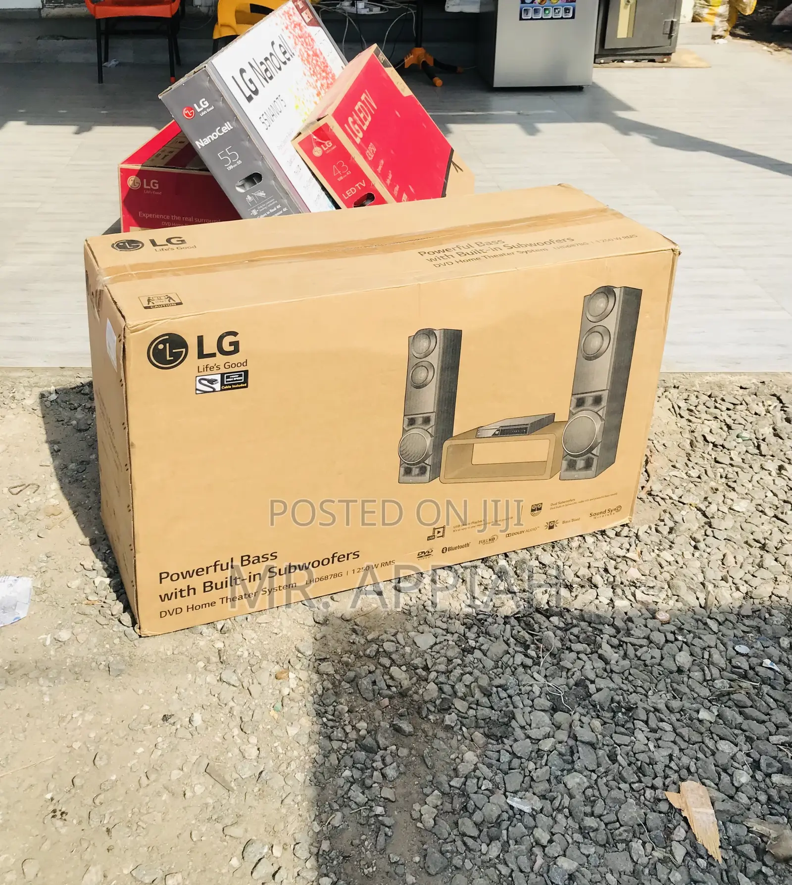 Lovely Design Lg Lhd655bt 5.1ch Bluetooth Sound Bar System.