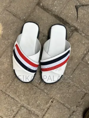 American White Design Slippers