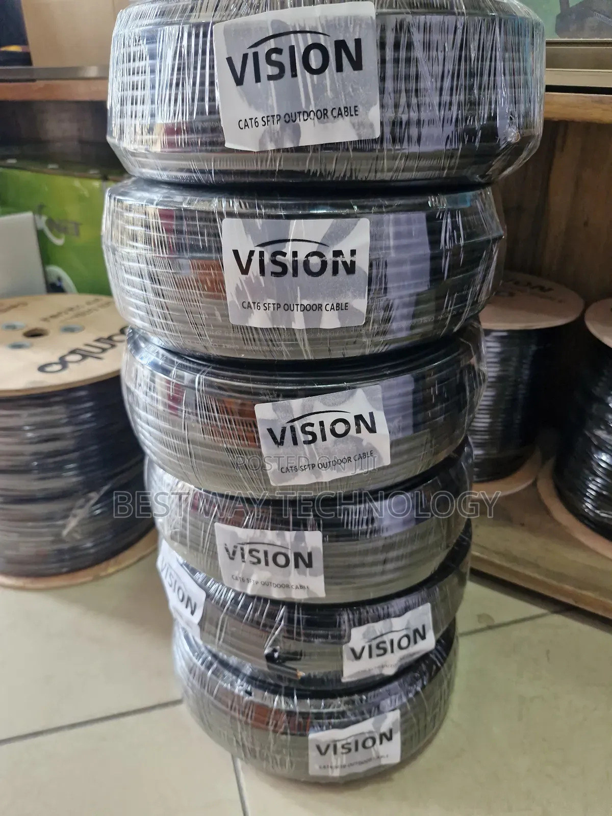100m Cat6 Cable SFTP Outdoor
