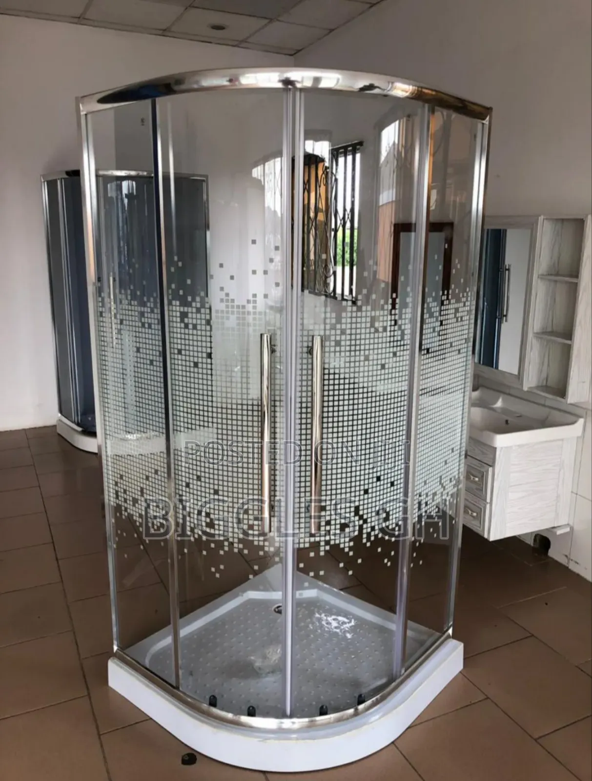 Glass Cubicle Bathroom