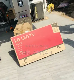 Elegant Black LG 43lp5000 43” Full HD Led Electric Tv.