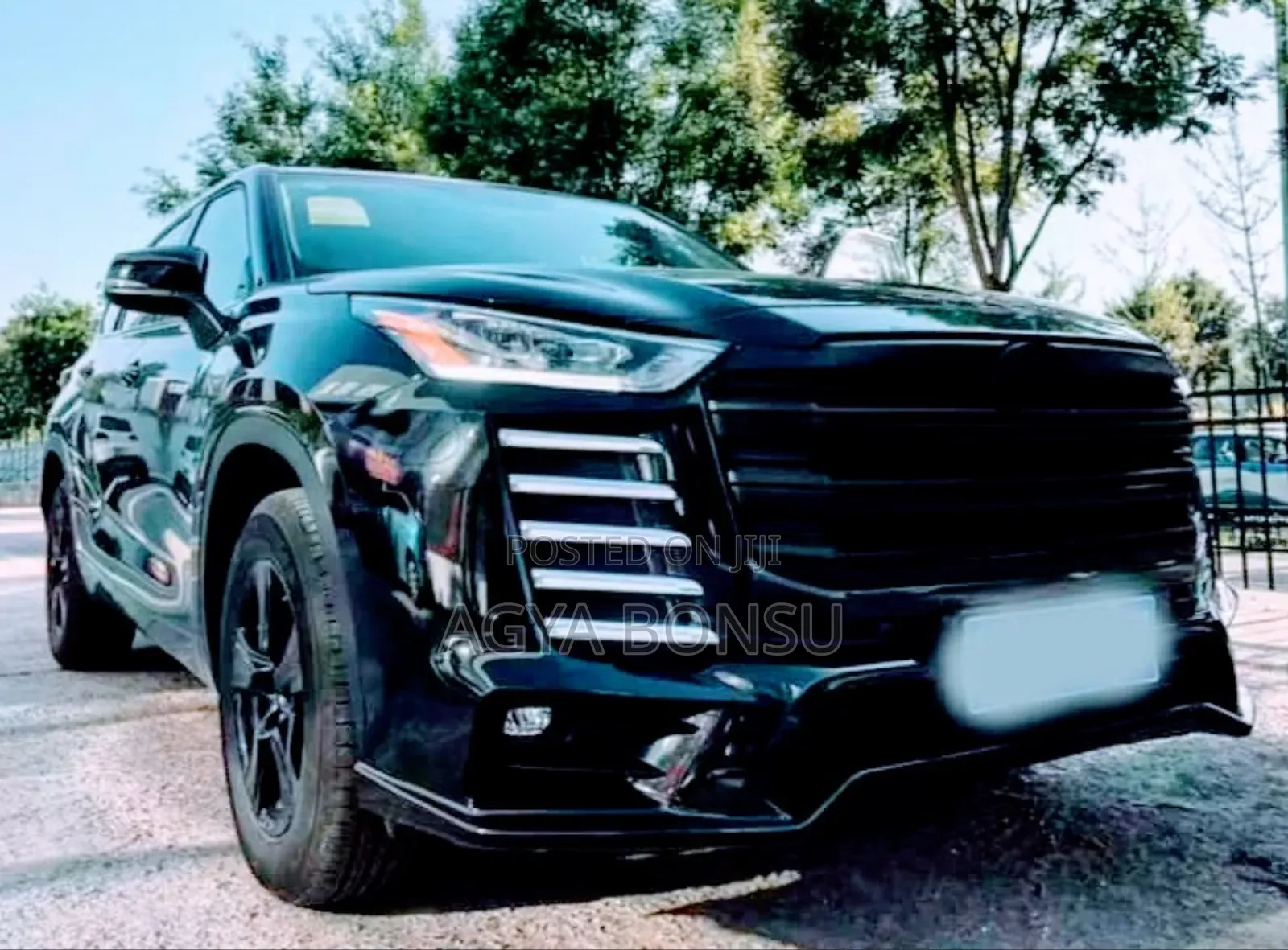 2020 2022 Toyota Highlander Bumper Upgrade Body Kit