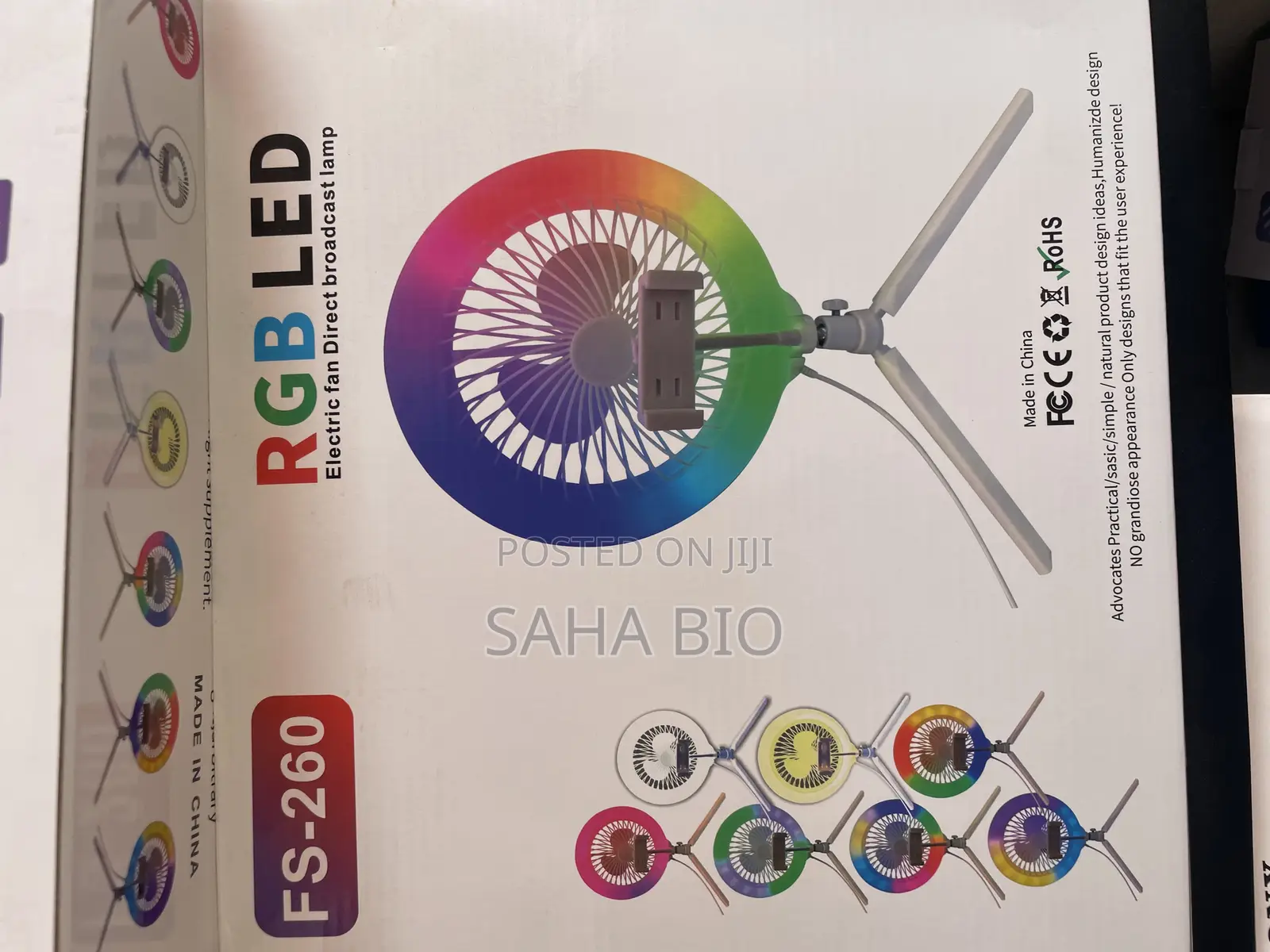RGB Fan Ring Light