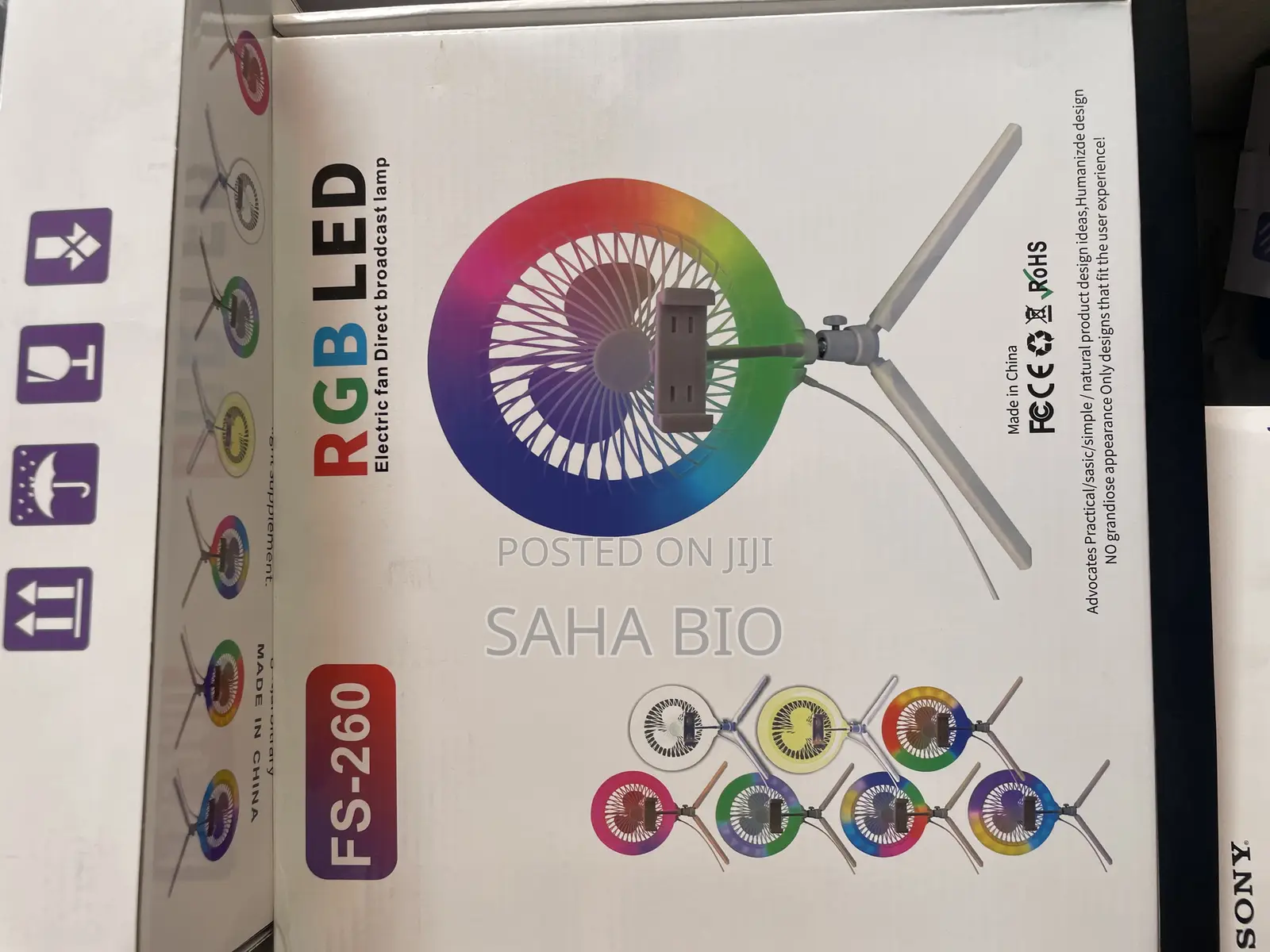 RGB Fan Ring Light