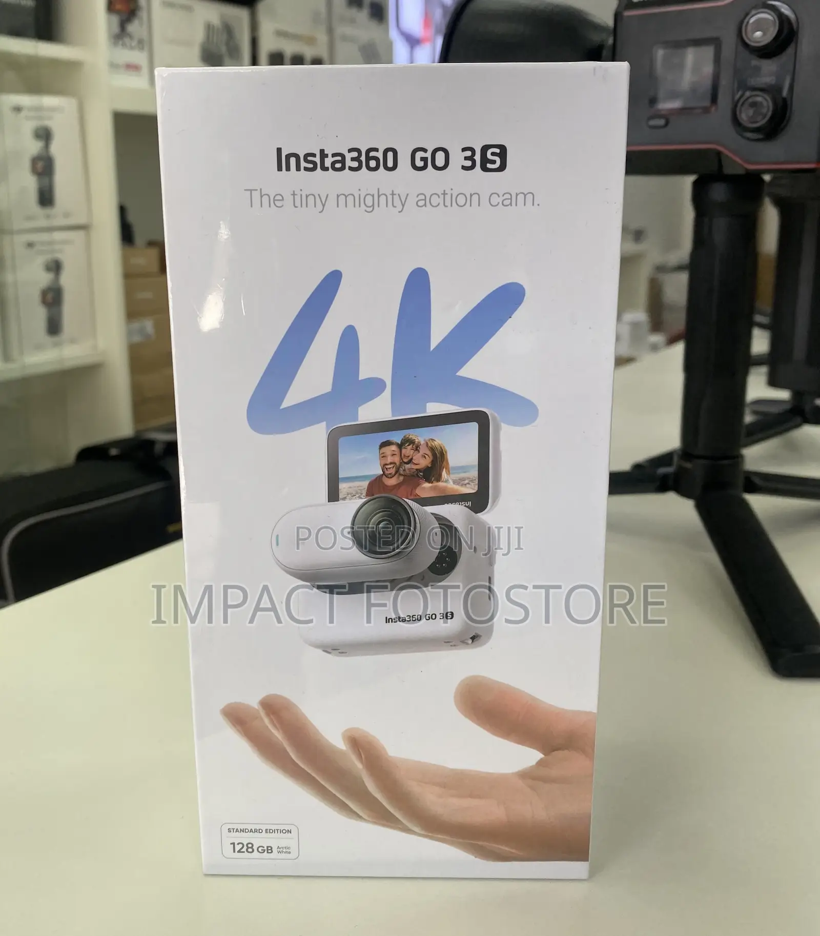 Insta360 Go 3s Action Camera Standard Bundle (128gb,White)