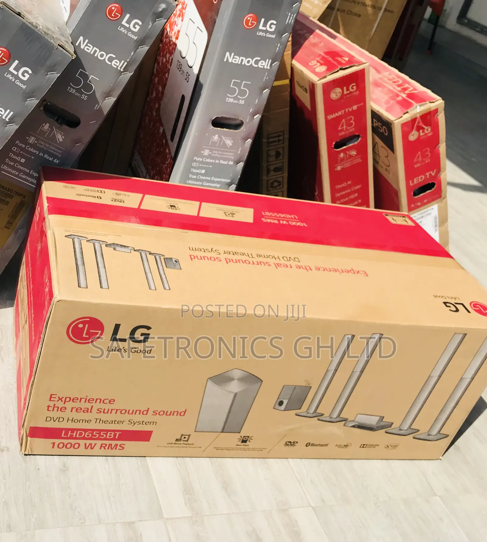 Original 1000w Lg 5.1ch Lhd655bt Bluetooth