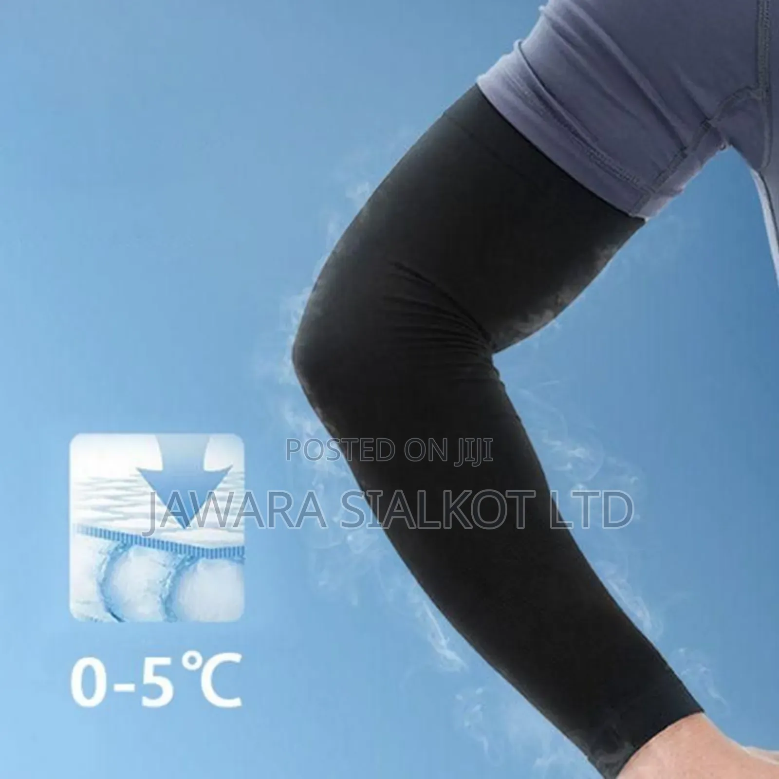 Arm Sleeve Sunscreen Hand Outdoor Sun Protection Black White