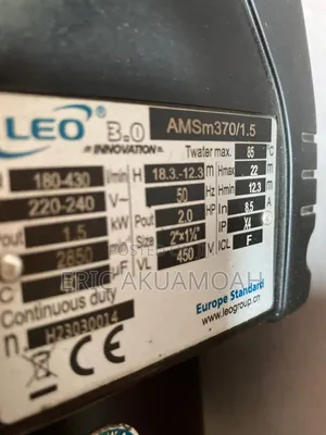 Leo 2.0hp Stainless Pump