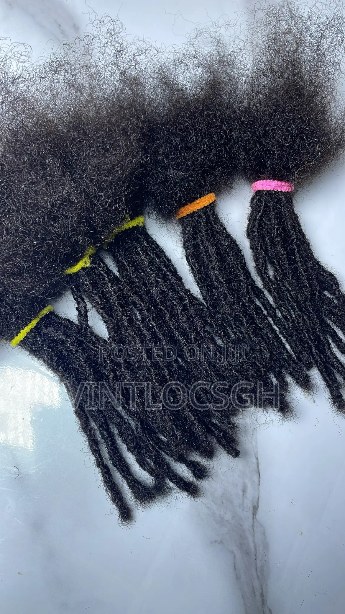 Aunthentic Permanent And Temporal Locs Extensions In Ghana