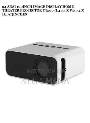 24 Ansi 100inch Image Display Home Theater Projector Yt500