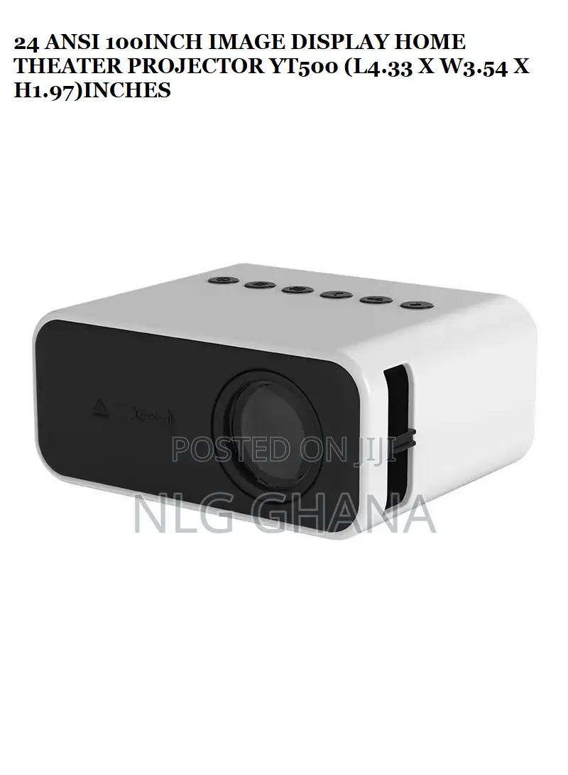 24 Ansi 100inch Image Display Home Theater Projector Yt500