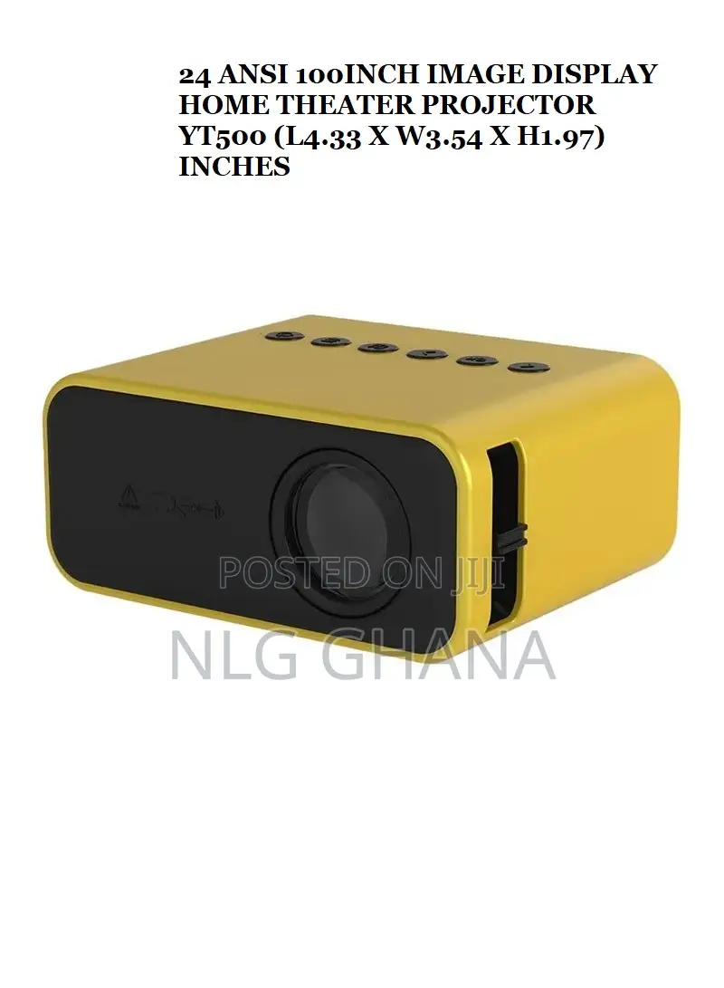 24 Ansi 100inch Image Display Home Theater Projector Yt500
