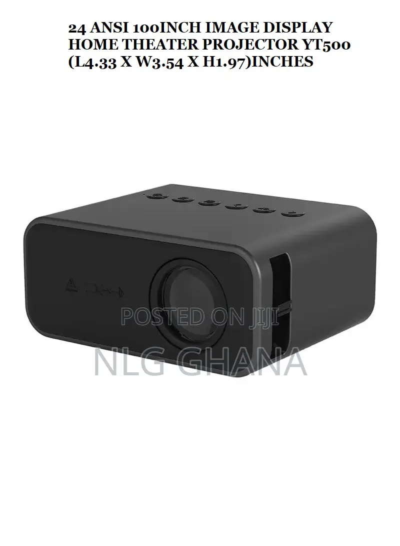 24 Ansi 100inch Image Display Home Theater Projector Yt500