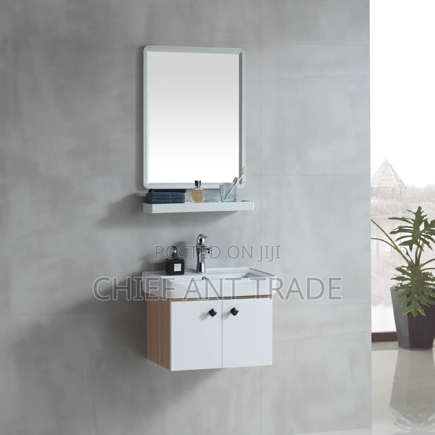 Cabinet Basin 50cm. With Mirror 1030-50