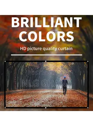 16:9 Folded HD Projector Screen High-Resolution Projection S