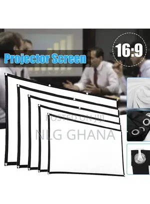 16:9 Folded HD Projector Screen High-Resolution Projection S