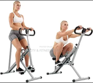 Squat Machine Fitness Upright Row-N-Ride Exerciser Fitness