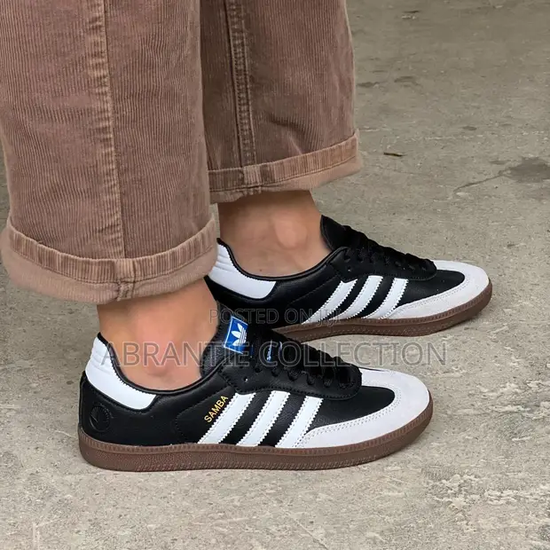 Adidas Samba Vegan Black/Gum Sneaker for sale - Abrantie Collection   Price: GH 400 on Jiji.com.gh [Dansoman]