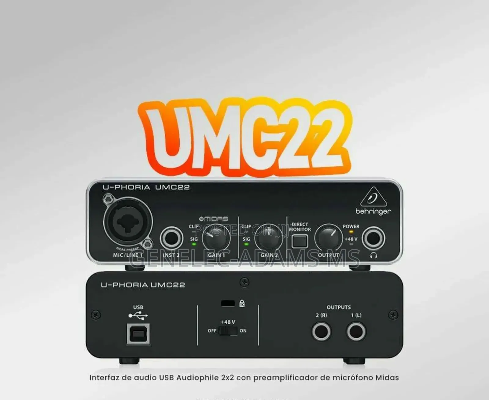 Behringer U-Phoria Umc22