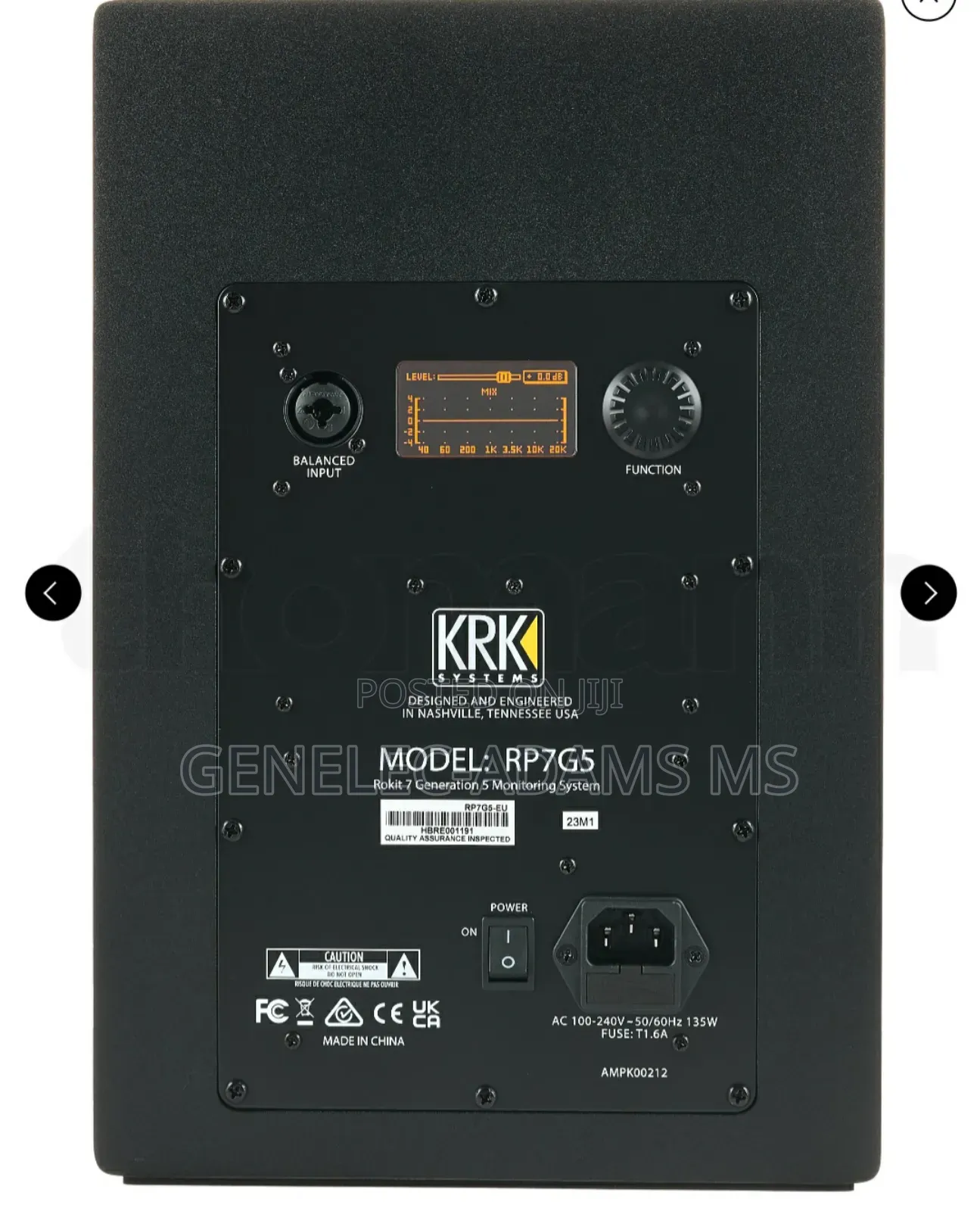 Original KRK Rokit Rp7 G5 Pair Latest Version Monitor