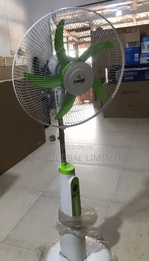 Acceptable IWIN 18'' Rechargeable Solar Stand FAN