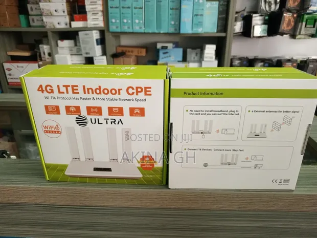 Ultra 4g Lte Indoor Cpe Universal Sim Wifi 6 Router 2