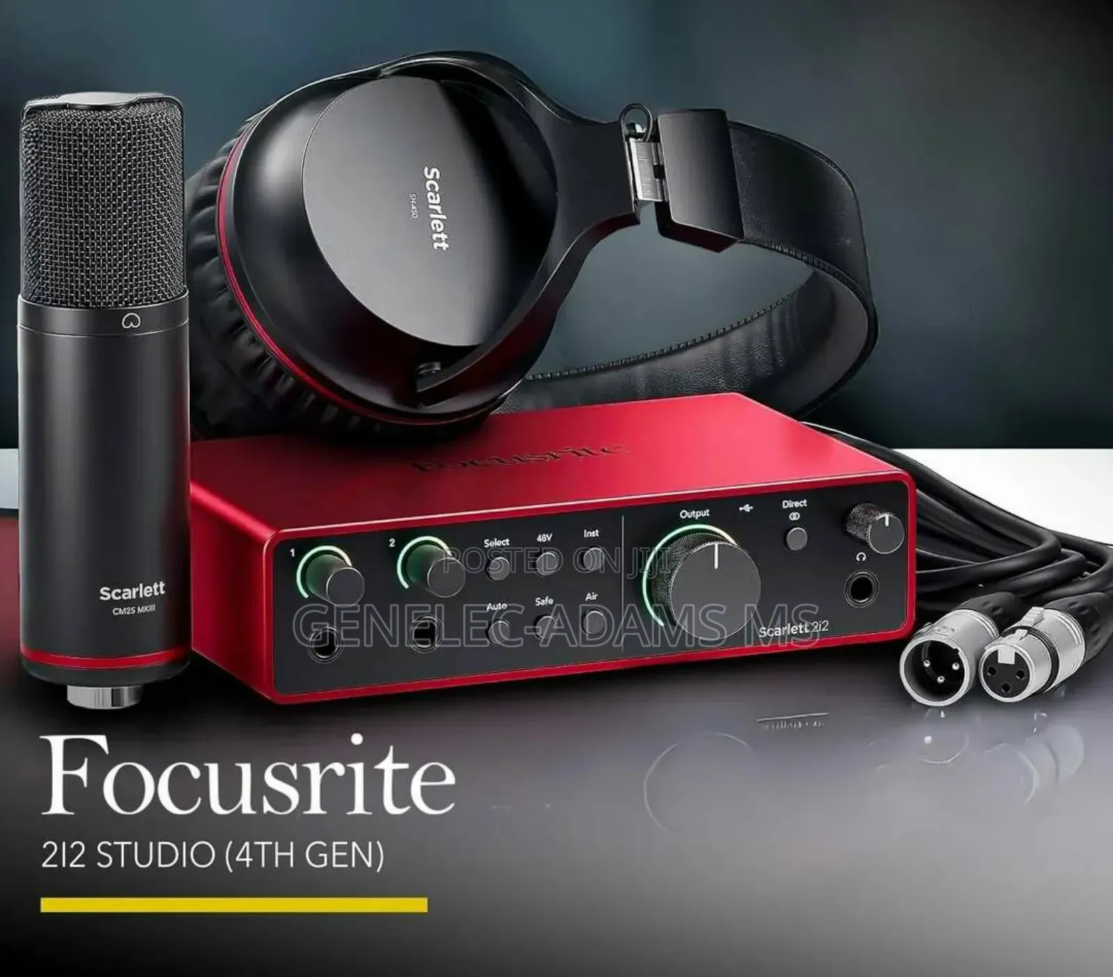 Focusrite Scarlet 2i2 Bundle 4th Generation