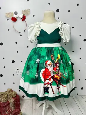 Beautiful Christmas Green Dress