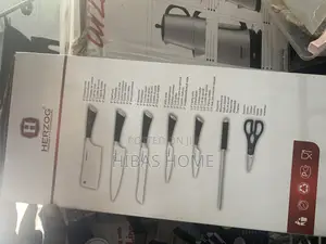 Herzog 8pcs Knife Set With Acrylic Stand Kitchenware