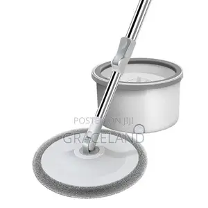 This Is Original Spinning Mop 6 Pieces in Package Mop Gray