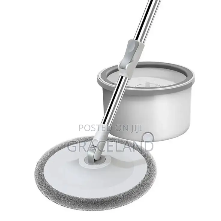 This Is Original Spinning Mop 6 Pieces in Package Mop Gray