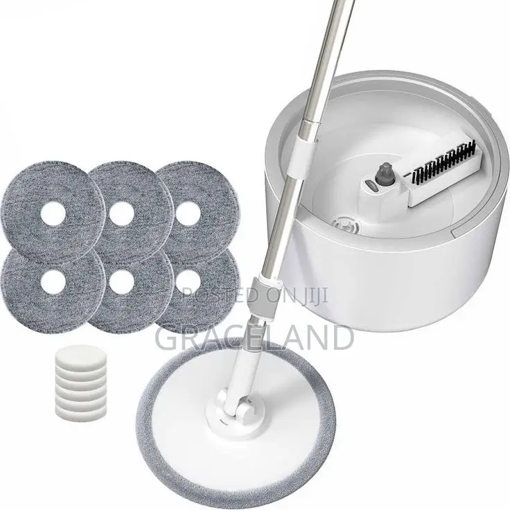 This Is Original Spinning Mop 6 Pieces in Package Mop Gray
