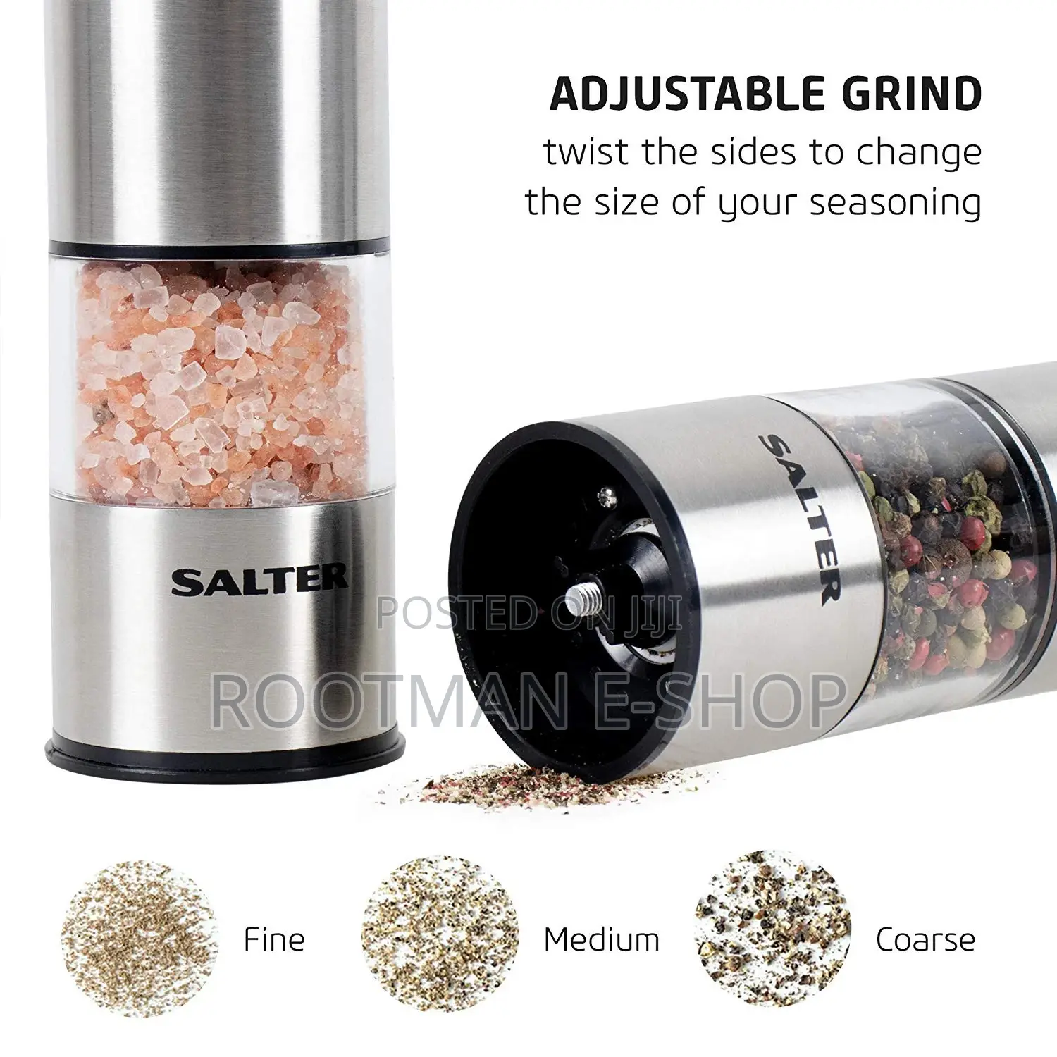 Electronic Salter Mill Set